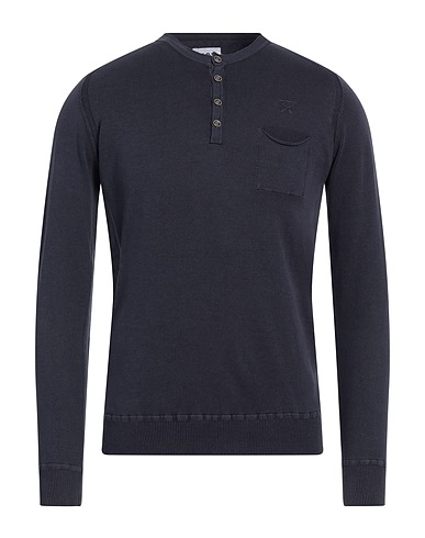BERNA Jumper Navy blue 100% Cotton