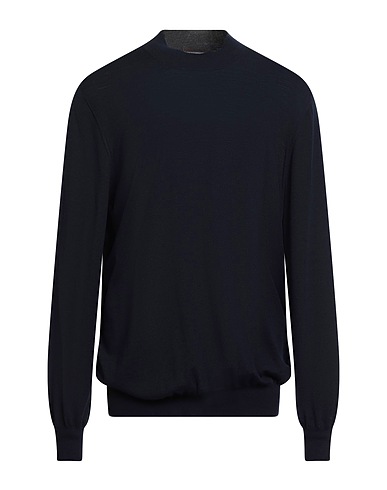 VIADESTE Pullover PER ANTEPRIMA Blu notte 100% Lana Vergine