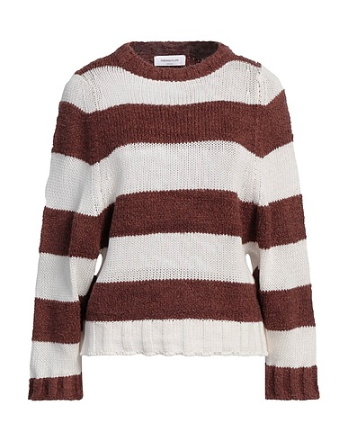 FABIANA FILIPPI Jumper Brown 90% Linen, 10% Polyester