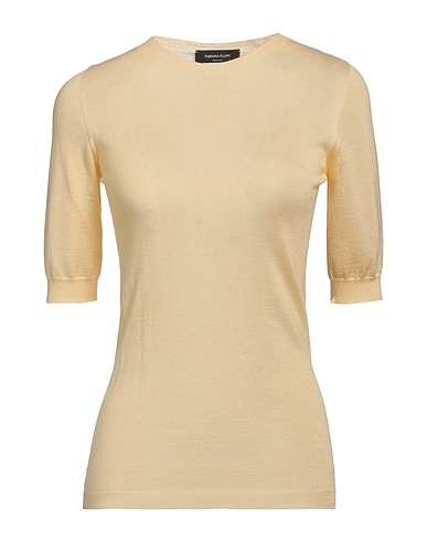 FABIANA FILIPPI Cashmere blend Yellow 70% Cashmere, 30% Silk