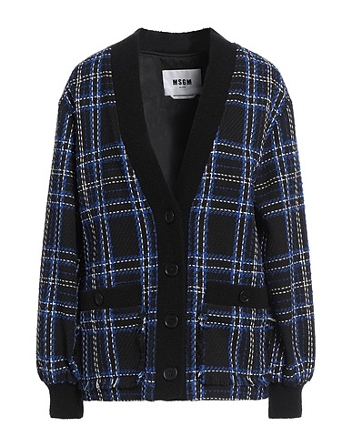 MSGM Cardigan Black 47% Wool, 28% Polyester, 14% Acrylic, 6% Polyamide, 5% Other Fibres