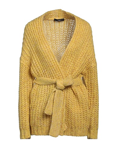 WEEKEND MAX MARA Cardigan Yellow 40% Acrylic, 30% Polyamide, 30% Mohair wool