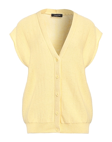 FABIANA FILIPPI Cardigan Yellow 61% Cotton, 38% Linen, 1% Polyester