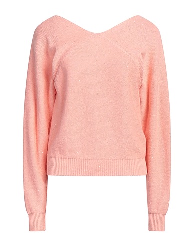 FABIANA FILIPPI Pullover Salmone 61% Cotone, 38% Lino, 1% Poliestere