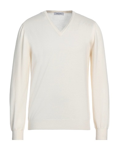 GRAN SASSO Jumper Ivory 100% Virgin Wool