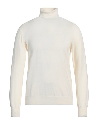 GRAN SASSO Polo neck Ivory 100% Virgin Wool