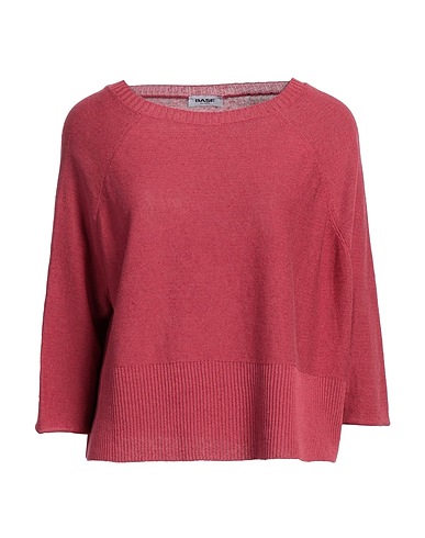 BASE MILANO Sweater Garnet 64% Linen, 36% Cotton