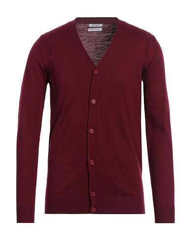 OVER/D Cardigan Plum 45% Viscose, 35% Nylon, 15% Wool, 5% Cashmere