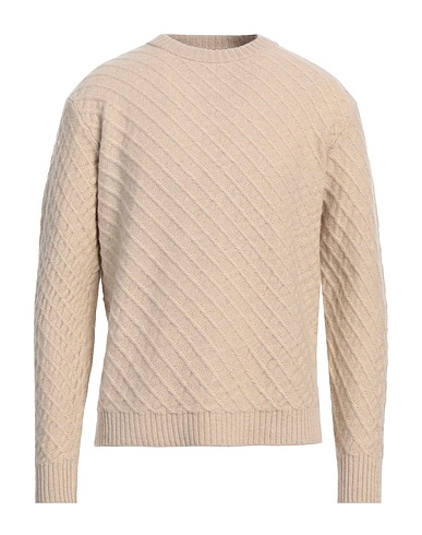 DANIELE FIESOLI Pullover Beige 90% Lana Merino, 10% Cachemire