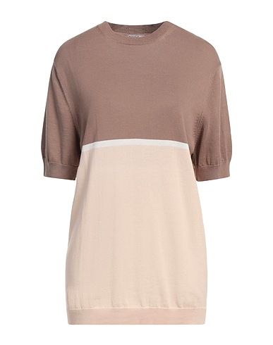 OVER/D Sweater Brown 100% Cotton