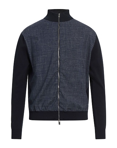 TOMBOLINI Cardigan Blu 68% Lana, 20% Seta, 10% Lino, 2% Elastan