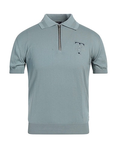TOMBOLINI Jumper Light blue 55% Silk, 45% Cotton