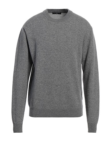 DANIELE FIESOLI Jumper Grey 85% Merino Wool, 15% Cotton