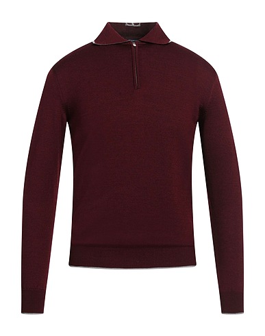 TOMBOLINI Jumper Burgundy 70% Wool, 30% Silk