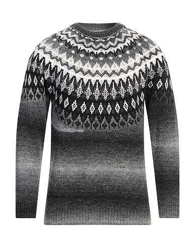 GREY DANIELE ALESSANDRINI Jumper 65% Acrylic, 20% Wool, 5% Alpaca wool, 5% Polyamide, 5% Viscose