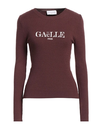 GAëLLE Paris Pullover Cioccolato 53% Viscosa, 28% Poliestere, 19% Poliammide