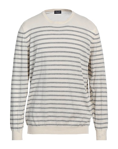 DRUMOHR Jumper Ivory 85% Cotton, 15% Cashmere