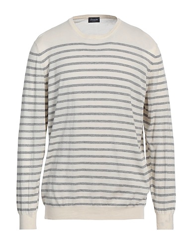 DRUMOHR Sweater AVORIO 85% Cotton, 15% Cashmere