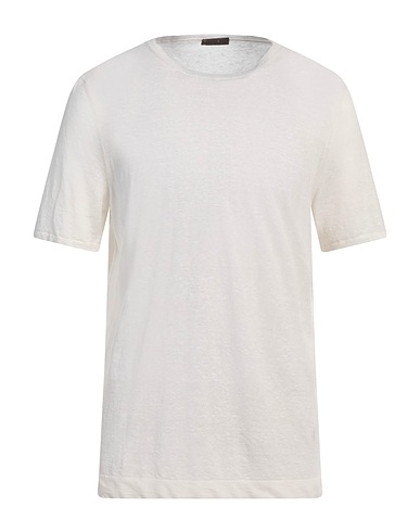 STILE LATINO Pullover Weiß 75% Leinen, 18% Kaschmir, 7% Seide