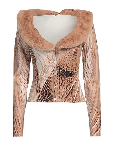 BLUMARINE Ζακέτα Μπεζ 95% Βισκόζη, 5% Ελαστάνη, Πολυεστέρας