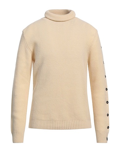 GREY DANIELE ALESSANDRINI Rollkragenpullover Cremeweiß 70% Wolle, 25% Polyamid, 5% Andere Fasern