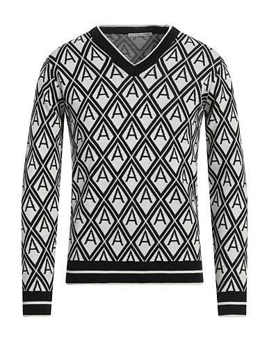GREY DANIELE ALESSANDRINI Sweater Ivory 50% Wool, 50% Acrylic