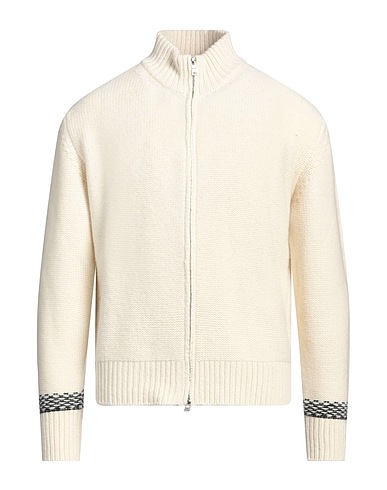 ALTEA Cardigan Ivory 100% Virgin Wool