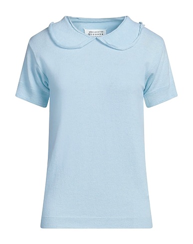 MAISON MARGIELA Jumper Sky blue 55% Wool, 45% Cashmere