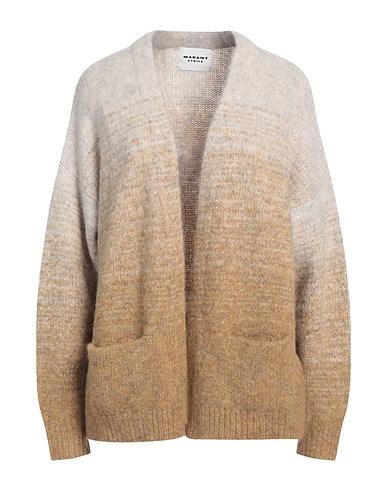 MARANT ÉTOILE Cardigan Khaki 63% Baby alpaca wool, 32% Polyamide, 5% Elastane