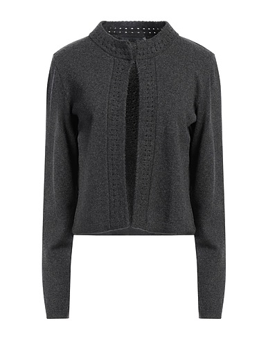 ALBERTA FERRETTI Cardigan Charcoal 70% Virgin Wool, 30% Cashmere