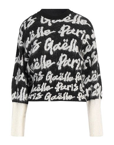 GAëLLE Paris Pullover Nero 33% Poliammide, 19% Lana, 19% Viscosa, 16% Acrilico, 13% Lana mohair
