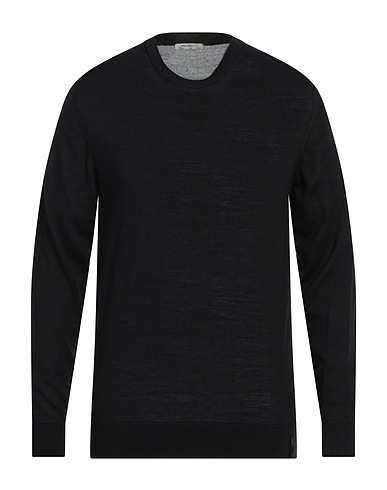 HINNOMINATE Jumper Black 50% Virgin Wool, 50% Acrylic