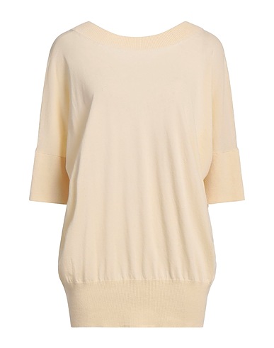 MALO Pullover Ivoire 100% Coton
