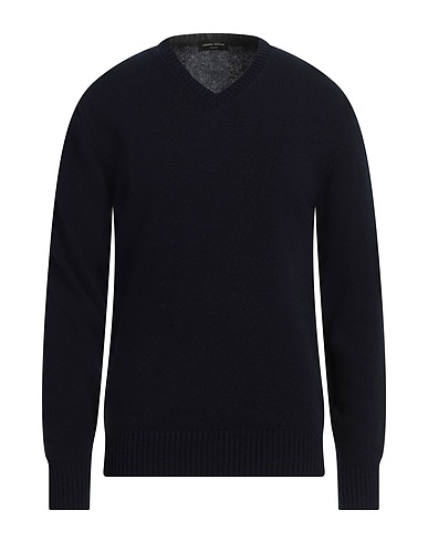 ROBERTO COLLINA Sweater Navy 90% Merino Wool, 10% Cashmere