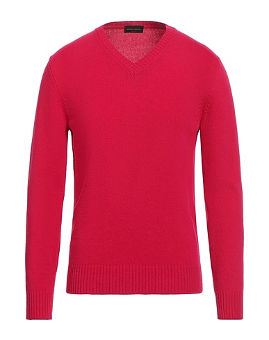ROBERTO COLLINA Sweater Fuchsia 90% Merino Wool, 10% Cashmere
