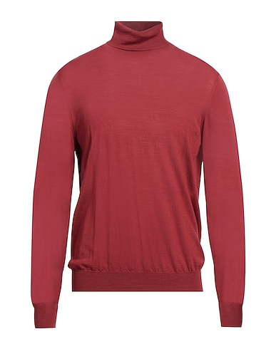 VENGERA Turtleneck Brick 100% Virgin Wool