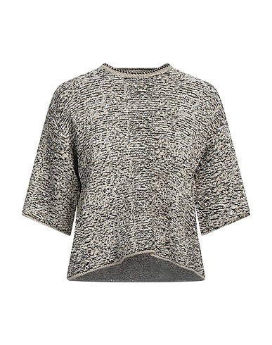 FABIANA FILIPPI Jumper Platinum 66% Cotton, 22% Viscose, 12% Metallic fiber