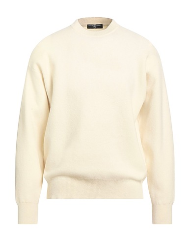 DANIELE FIESOLI Jumper LAB Cream 90% Virgin Wool, 10% Cashmere