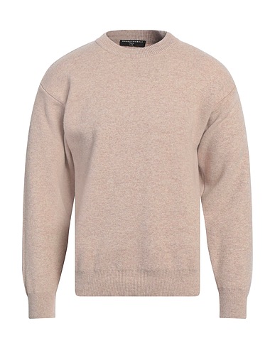 DANIELE FIESOLI Pullover Beige 90% Lana Vergine, 10% Cachemire