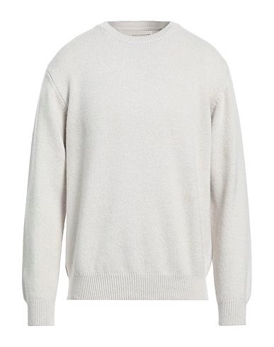 ORIGINAL VINTAGE STYLE Pullover Hellgrau 100% Schurwolle
