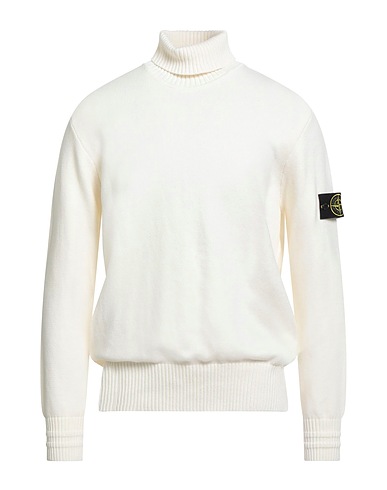 STONE ISLAND Rollkragenpullover Elfenbein 79% Baumwolle, 21% Elastomultiester