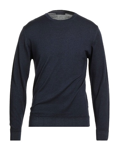 DANIELE FIESOLI Jumper Navy blue 100% Virgin Wool