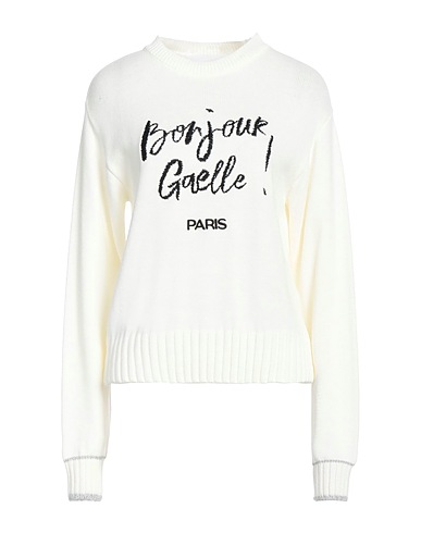 GAëLLE Paris Pullover Blanc 100% Acrylique