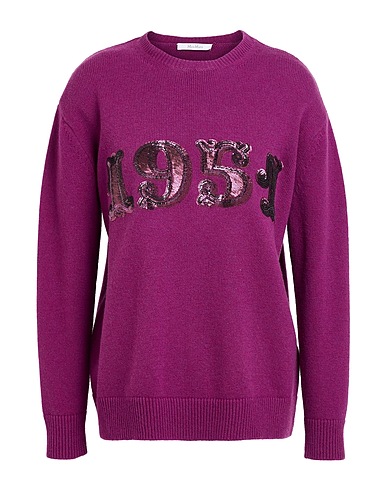 MAX MARA Jumper Plum 70% Wool, 30% Cashmere