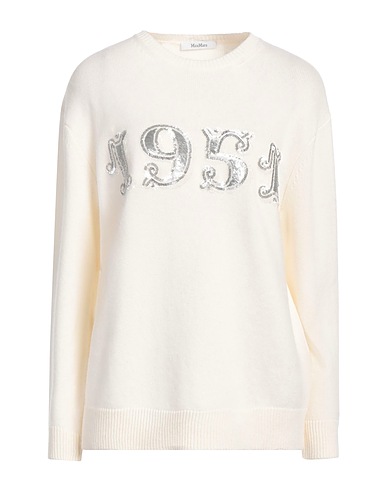 MAX MARA Pullover Cremeweiß 70% Wolle, 30% Kaschmir
