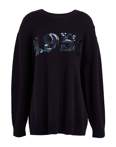 MAX MARA Jumper Midnight blue 70% Wool, 30% Cashmere