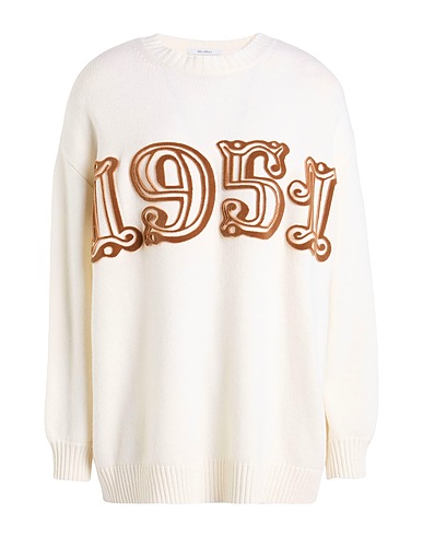 MAX MARA Sweater Cream 70% Wool, 30% Cashmere