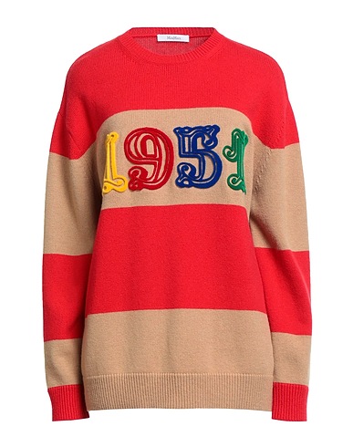 MAX MARA Jersey Rojo 70% Lana, 30% Cachemir