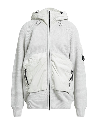 C.P. COMPANY Cardigan Light grey 80% Wool, 20% Polyamide