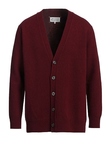 MAISON MARGIELA Cardigan Burgundy 100% Wool